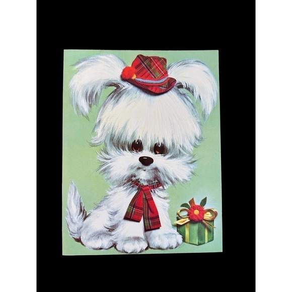 Vintage 1970 Quality Crest Pastel Pets birthday cards - Picture 11 of 13